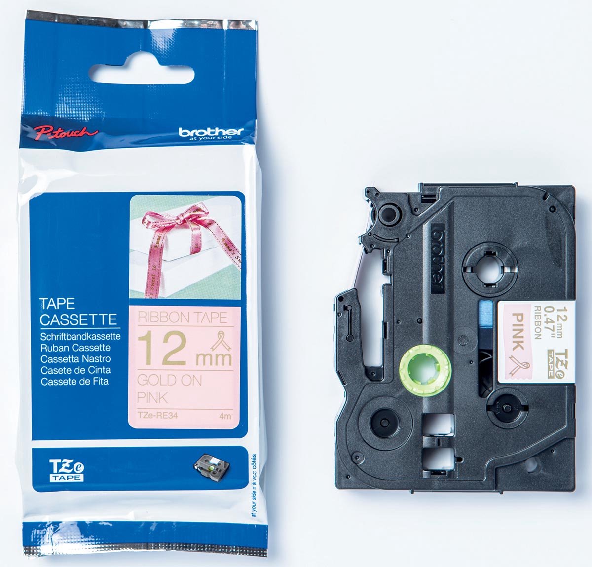 Brother TZE-RE34 TZe labelprinter-tape