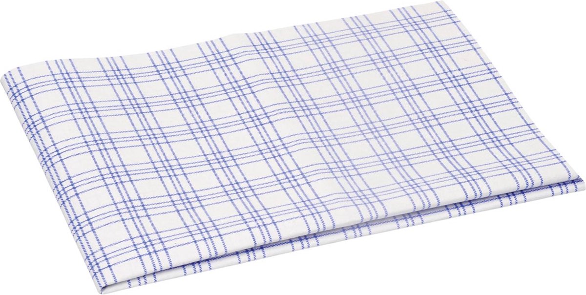 Goedkoopste Vileda vaatdoek microvezel wit/blauw pak van 3 stuks