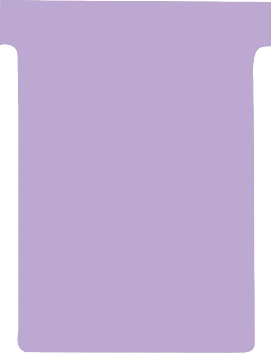 Nobo T-planbordkaarten index 3, ft 120 x 92 mm, violet
