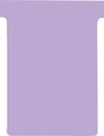 Nobo T-planbordkaarten index 3 formaat 120 x 92 mm violet