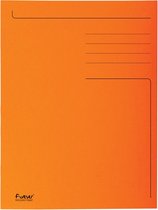 Exacompta dossiermap Foldyne formaat 24 x 35 cm (voor formaat folio) oranje pak van 50 stuks