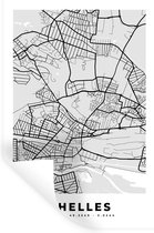 Stickers Stickers muraux - Carte - Plan de ville - France - Chelles - Carte - 60x90 cm - Film adhésif