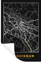 Stickers Stickers muraux - France - Draguignan - Plan de ville - Plan - Plan d'étage - 80x120 cm - Film adhésif