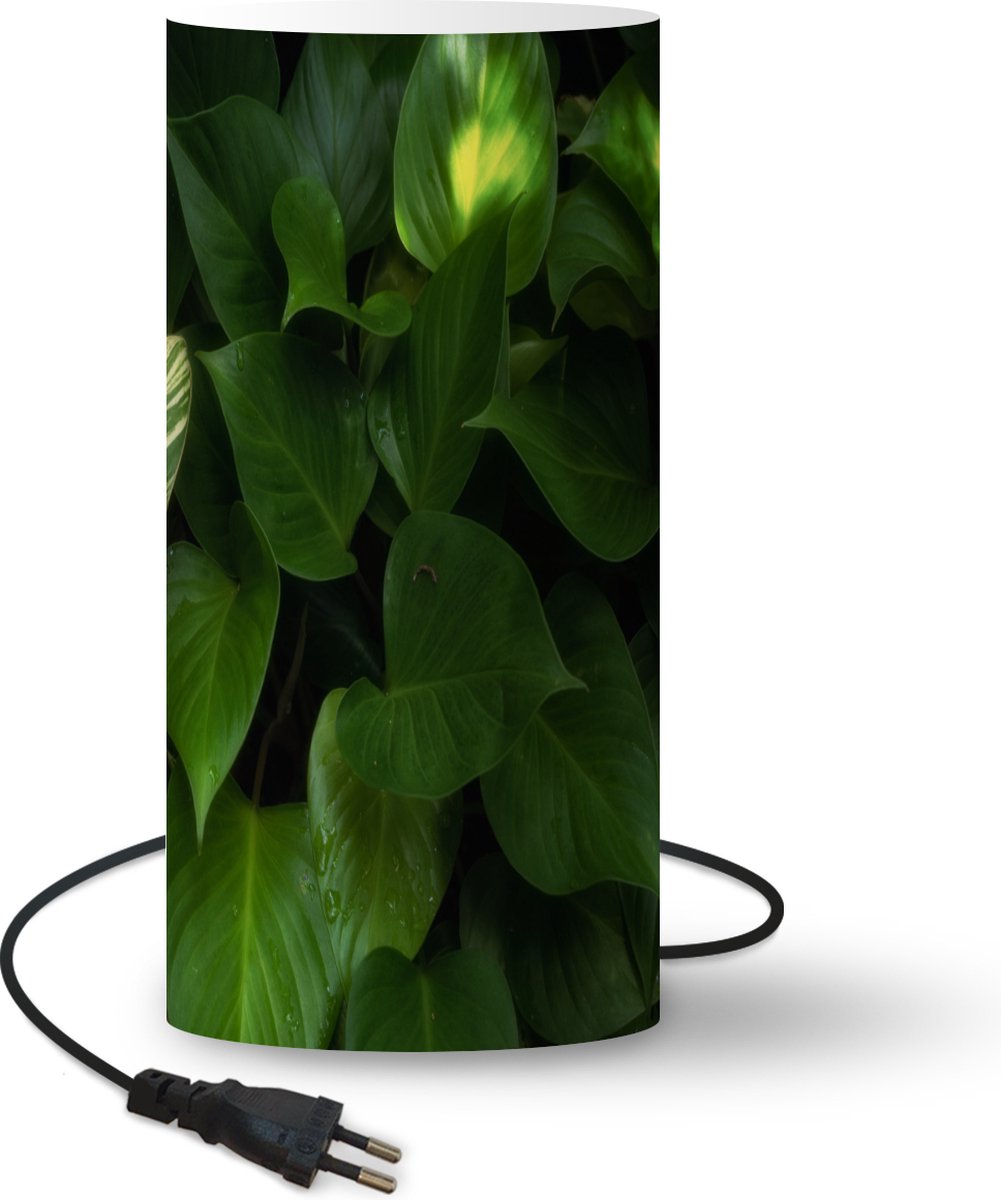 Lamp - Nachtlampje - Tafellamp slaapkamer - Plant - Zon - Jungle - 54 cm hoog - Ø24.8 cm - Inclusief LED lamp