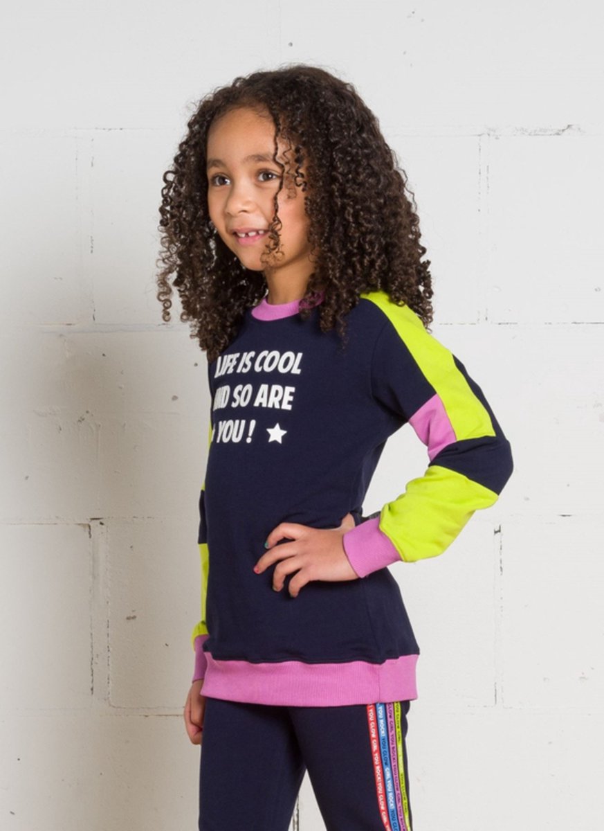 OChill-Girls Sweater Arya-Blue