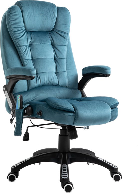 Vinsetto Massagestoel directiestoel gamingstoel draaistoel massage bureaustoel 921-171V90
