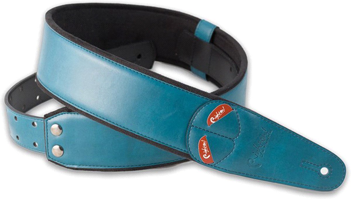 Righton Charm Teal - Gitaarband, handgemaakt, vegan - groen