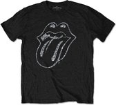 The Rolling Stones - Tongue Heren T-shirt - XXL - Zwart