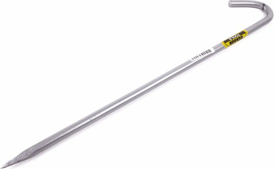 Benson Stevige grondpen - koolstofstaal - gebogen - 420 mm x 11 mm - zilver van Benson — afbeelding 2