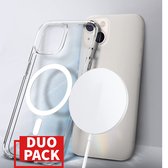 Draadloze Oplader - Geschikt voor iPhone 13 Mini en Geschikt voor MagSafe Case - Hoesje - USB C