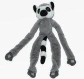 Pluche knuffel dieren Ringstaart Maki aap van 43 cm - Speelgoed apen knuffels - Cadeau voor jongens/meisjes