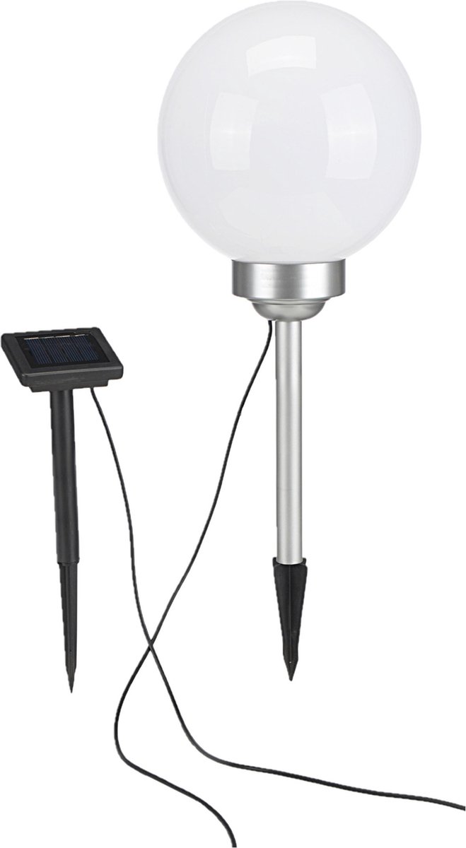 vidaXL - Lampes à énergie solaire (en forme de boule) LED 15cm (4 pièces  avec ancres)