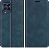 Hoesje Geschikt voor Samsung Galaxy M53 Wallet Book Case Telefoon Blauw