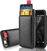ShieldCase Leren case met pashouder geschikt voor Apple iPhone SE 2020 / SE 2022