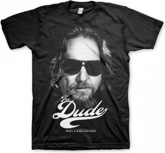 Big Lebowski Dude shirt heren zwart M