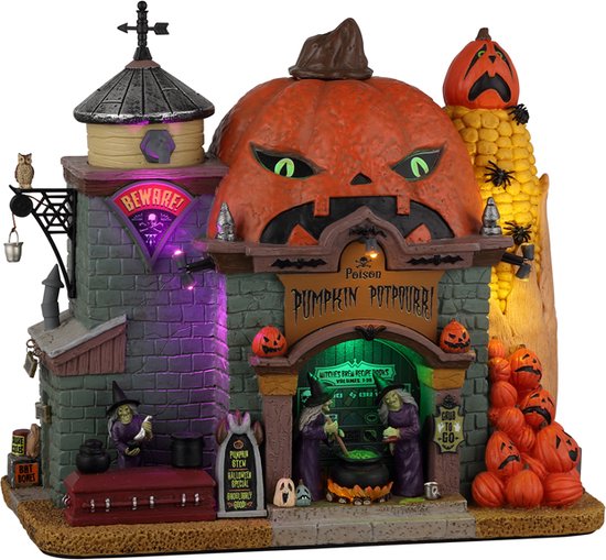 Lemax - Poison Pumpkin Potpourri, With 4.5v Adaptor - Kersthuisjes & Kerstdorpen