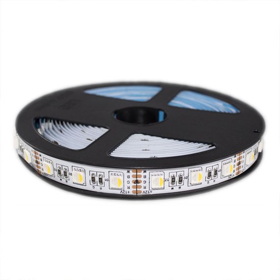 LED Strip 5M - 19,2 watt - 5050/60 - IP20 (voor binnen) - RGB+Warm Wit