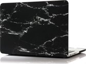 Mobigear Laptophoes geschikt voor Apple MacBook Pro 13 Inch (2012-2015) Hoes Hardshell Laptopcover MacBook Case | Mobigear Marble - Zwart - Model A1425 / A1502