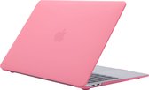 Mobigear Laptophoes geschikt voor Apple MacBook Air 13 Inch (2018-2020) Hoes Hardshell Laptopcover MacBook Case | Mobigear Cream Matte - Roze - Model A1932 / A2179 / A2337