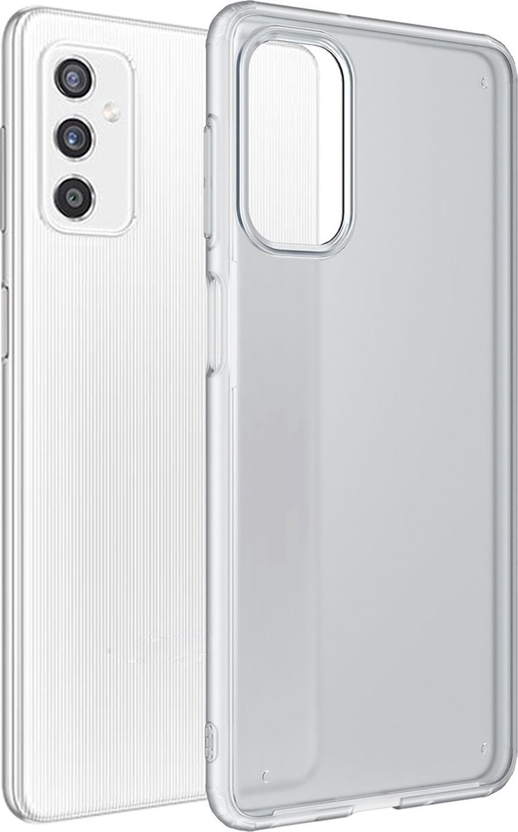 Mobigear Doorzichtig Hoesje geschikt voor Samsung Galaxy M52 Telefoonhoesje Hardcase | Mobigear Shockproof Backcover | Doorzichtig Telefoonhoesje Galaxy M52 | Schokbestendig Galaxy M52 Telefoonhoesje | Anti Shock Proof - Transparant