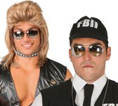 Spiegelglas politie bril
