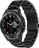 Fungus - Smartwatch bandje - Geschikt voor Samsung Galaxy Watch Watch 5 (incl. Pro) 40mm en Watch 4 42mm - Horloge - Metaal - Schakel - Zwart