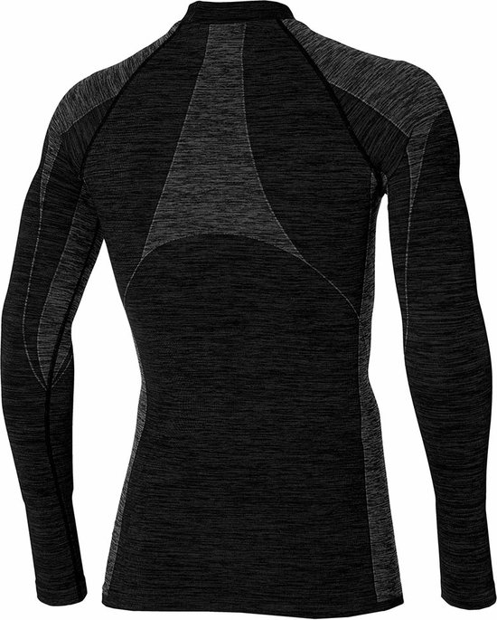 Heatkeeper Heren Thermo Shirt - Zwart Melange, Medium - Zwart Melange - M — afbeelding 5