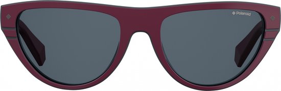 Polaroid Zonnebril 6087 Fsf/c3 Dames Bordeaux Met Grijze Lens van Polaroid — afbeelding 3