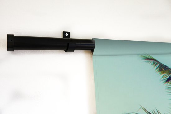 Tapisserie - Toile murale - Palmier - Été - Rétro - Soleil - 90x120 cm - Tapisserie