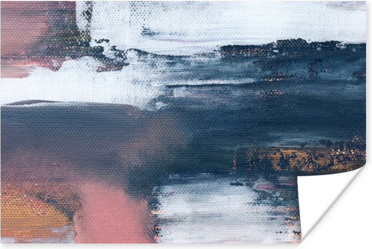 Poster Abstract - Verf - Design - 60x40 cm