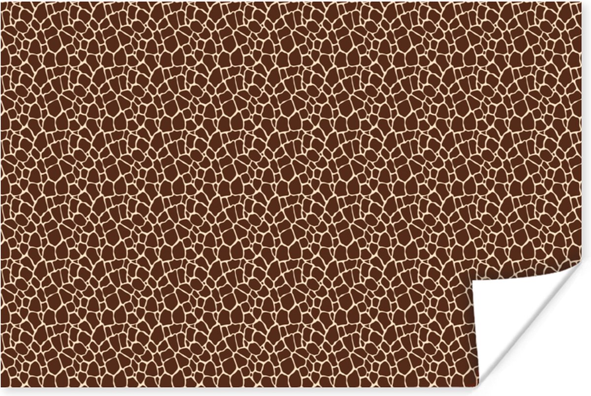 Poster Giraffe - Dierenprint - Design - 30x20 cm