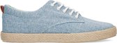 Sacha - Heren - Blauwe canvas sneakers - Maat 44