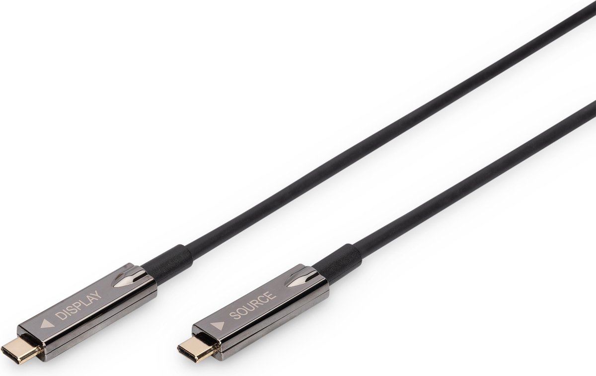 USB-kabel 15 meter USB 3.2 Gen 1 (3.1 Gen 1) USB C Zwart