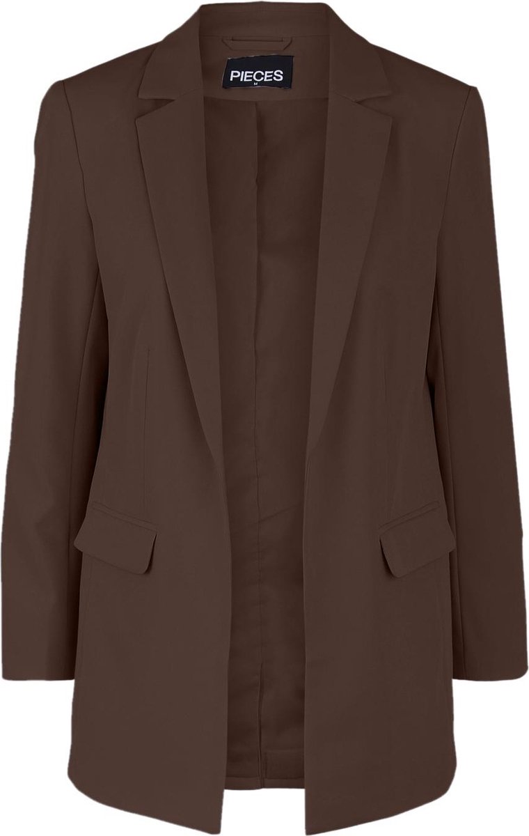 Pieces Blazer Pcbossy Ls Loose Blazer Noos 17114792 Chicory Coffee Dames Maat - XS