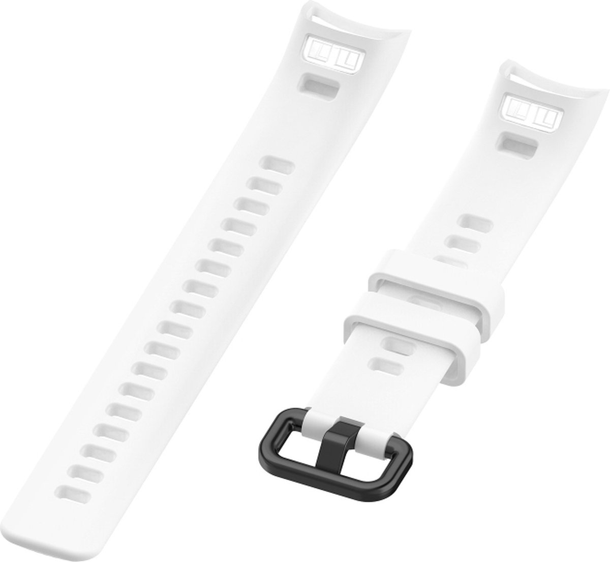 Siliconen bandje - geschikt voor Huawei Honor Band 4 / Honor Band 5 - wit