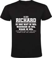 Richard Heren t-shirt | verjaardagkado | verjaardag kado | grappig | jarig | cadeau | Zwart