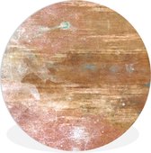 WallCircle - Wandcirkel ⌀ 90 - Roest - Brons - Metaal - Ronde schilderijen woonkamer - Wandbord rond - Muurdecoratie cirkel - Kamer decoratie binnen - Wanddecoratie muurcirkel - Woonaccessoires