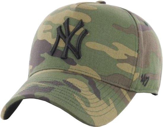 47 Brand MLB New York Yankees MVP Cap B-GRVSP17CNP-CM, Homme, Vert, Casquette, Taille : Taille Taille unique