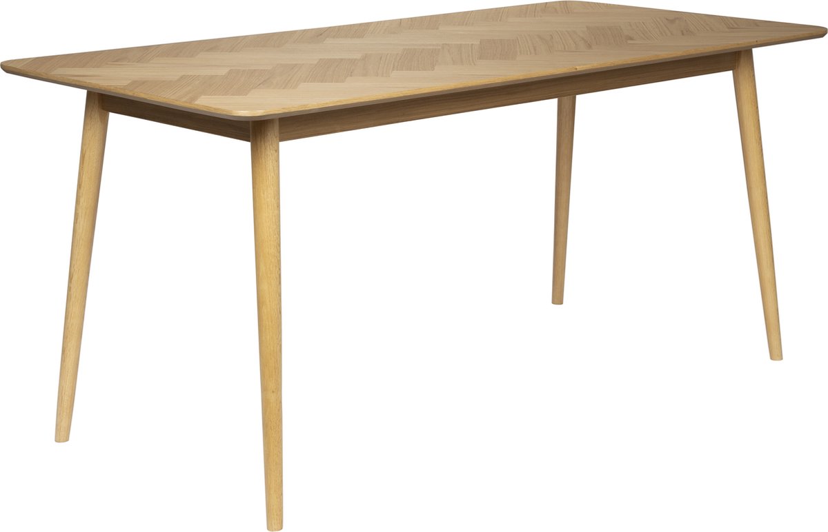 Housecraft Living Fabio Eettafel Visgraat Hout 180x90 cm Naturel