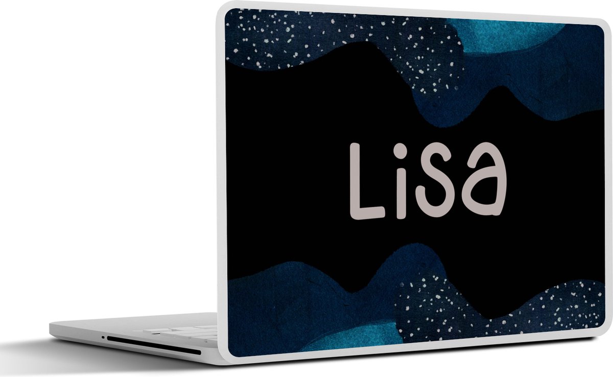 Laptop sticker - 13.3 inch - Lisa - Pastel - Meisje - 31x22,5cm - Laptopstickers - Laptop skin - Cover