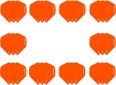10 sets (30 stuks) Super Sterke Oranje Poly XS100 - flights - dart flights