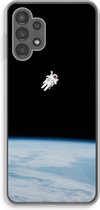 Case Company® - Coque Samsung Galaxy A13 4G - Seul dans l'espace - Coque souple pour téléphone - Protection sur tous les côtés et bord d'écran