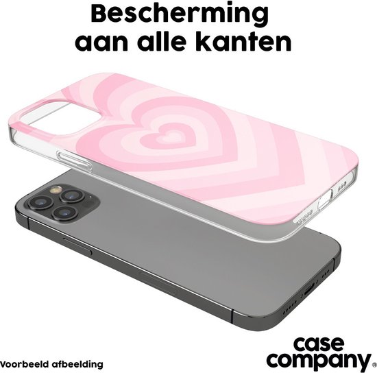 Case Company® - Coque Samsung Galaxy A40 - Coeur Rose - Coque souple pour téléphone - Protection tous côtés et bord d'écran