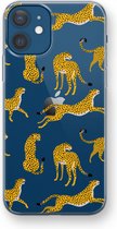 Case Company® - Hoesje geschikt voor iPhone 12 mini hoesje - Luipaard - Soft Cover Telefoonhoesje - Bescherming aan alle Kanten en Schermrand
