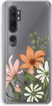 Case Company® - Hoesje geschikt voor Xiaomi Mi Note 10 hoesje - Floral bouquet - Soft Cover Telefoonhoesje - Bescherming aan alle Kanten en Schermrand