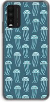 Case Company® - Hoesje geschikt voor Xiaomi Redmi 9T hoesje - Kwallie - Soft Cover Telefoonhoesje - Bescherming aan alle Kanten en Schermrand