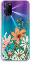 Case Company® - Hoesje geschikt voor Oppo A72 hoesje - Floral bouquet - Soft Cover Telefoonhoesje - Bescherming aan alle Kanten en Schermrand