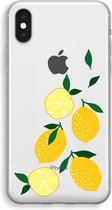 Case Company® - Hoesje geschikt voor iPhone X hoesje - You're my lemon - Soft Cover Telefoonhoesje - Bescherming aan alle Kanten en Schermrand