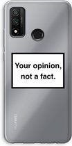 Case Company® - Hoesje geschikt voor Huawei P Smart (2020) hoesje - Your opinion - Soft Cover Telefoonhoesje - Bescherming aan alle Kanten en Schermrand