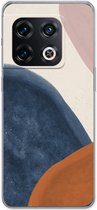 Case Company® - Hoesje geschikt voor OnePlus 10 Pro hoesje - Geo #1 - Soft Cover Telefoonhoesje - Bescherming aan alle Kanten en Schermrand